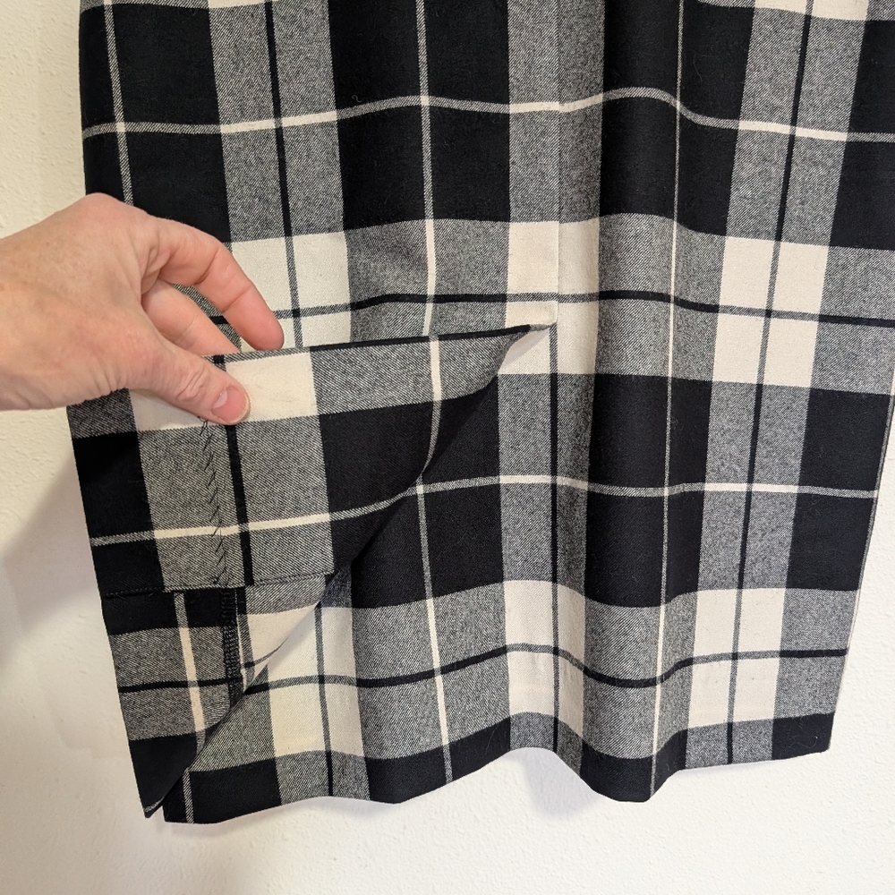 MaxMara Plaid Sleeveless Sheath Dress size S - Picture 8 of 9